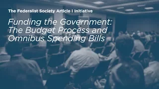 Funding the Government: The Budget Process and Omnibus Spending Bills [Article I Initiative]