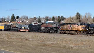 The Union Pacific Silvis Heritage Donation Move - Departing Cheyenne