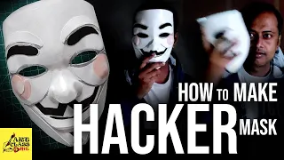 How to Make HACKER Mask | 3D Mask with Paper