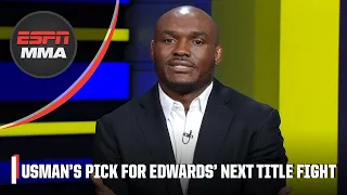 Kamaru Usman speaks about welterweight title picture + his next move | UFC Live