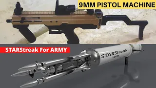 Indigenous 9mm machine pistol by Army-DRDO | StarSTREAK ADS for Army