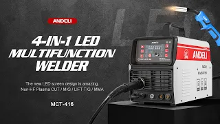 ANDELI MCT-416 MIG, Plasma CUT, LIFT TIG, MMA Multifunctional Welding Machine