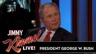 President George W. Bush Reveals Where He Gets His News