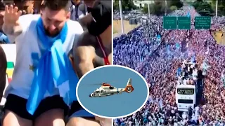 CRAZY SCENES as 5 MILLION fans celebrate Messi and Argentina’s World Cup win in Buenos Aires