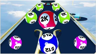 Rolling Doubles - 2048 roll balls - 2048 balls run - Gameplay Walkthrough - Max Levels (Lvl 11-16)