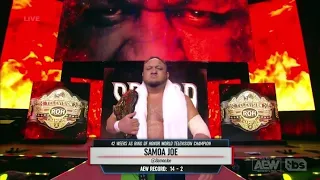 Samoa Joe Badass Entrance: AEW Dynamite, Feb. 1, 2023