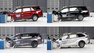 Crash Test Minivans — Toyota, Kia, Honda, Chrysler