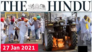 27 January 2021 | The Hindu Newspaper Analysis | Currentaffairs2021 #UPSC #IAS Editorial Analysis