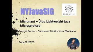 Introduction to Micronaut - Ultra Lightweight Java Microservices