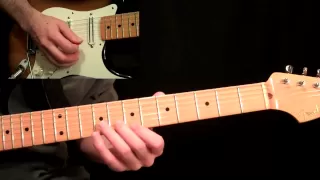 Stevie Ray Vaughan - Pride And Joy Guitar Lesson Pt.1 - Intro