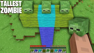 What HAPPENS if you SPAWN the TALLEST ZOMBIE GOLEM in Minecraft ?