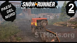 SNOWRUNNER: MOD MAP, PAESI DEL NORD.  ПРОХОЖДЕНИЕ НА РУССКОМ. ЧАСТЬ2