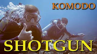 Swimming into an underwater storm at SHOTGUN!! Scuba Diving Komodo Islands