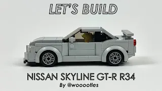 Let's Build! LEGO Nissan Skyline GT-R R34