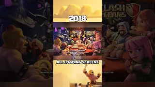 ALL loading screens ever released in Clash of Clans #shorts #clashofclans #coc #clashofclansmemes
