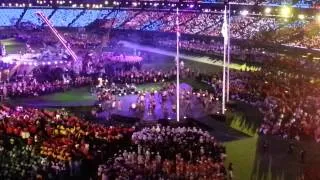 Coldplay - Strawberry Swing - London 2012 Paralympics Closing Ceremony (part 13)