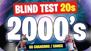 BLINDTEST Années 2000 avec 50 extraits de chansons des années 2000 à 2010 : tubes internationaux