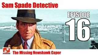Sam Spade Detective - 16 - The Missing Newshawk Caper - Pulp paperback fiction by