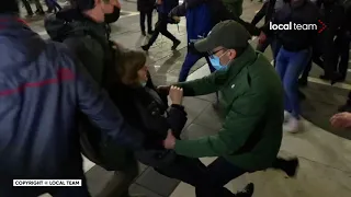 No Green Pass, nuovi fermi di polizia: una signora ed altri manifestanti identificati a Milano