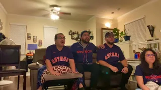 Houston Astros World Series Champions Reaction!!!! With the family!