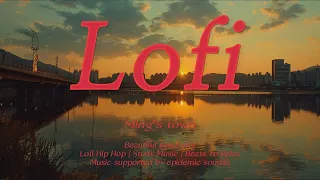 🎵#lofi - with 🛫🗼 seoul city with sunset🗻 // relax mind // refesh feeling // stress relief