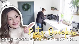 🌻 PUTZ QUICKIE 🌻 In 20 Minuten ganzes Haus aufräumen & putzen 🌻 Schaffst du das auch? 🌻 GRUNDORDNUNG