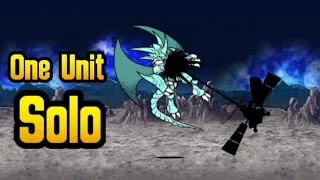 Battle Cats ITF 3 Moon One Unit Solo (Raging Bahamut)