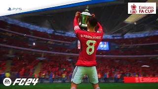 FC 24 - Man City vs. Man United - FA Cup 2024 Final Match | PS5™ [4K60]