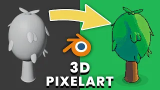 Model 3D jako PIXELART w Blenderze?