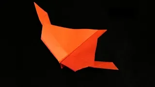 Sea glider (How to make a paper airplane, one of the best paper airplanes)