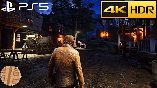 Red Dead Redemption 2 - PS5 Free Roam Gameplay + Fight (4K HDR) Pt.5