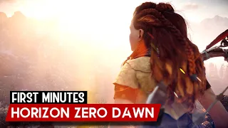 Horizon Zero Dawn First Minutes PS5 Gameplay