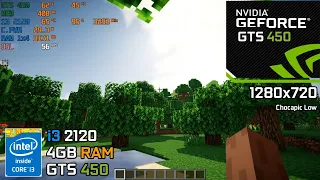 Minecraft With Shaders | i3 2120 + GTS 450