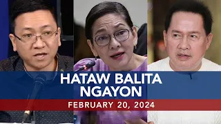 UNTV: HATAW BALITA | February 20, 2024