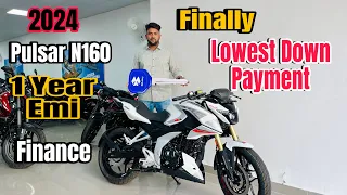 2024 Bajaj Pulsar N160 Emi Down Payment | Short Review | Finance Details | How To Buy Bike On Emi