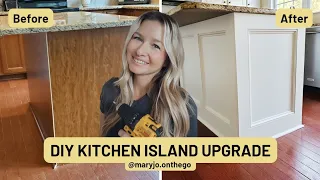 DIY Kitchen Island Upgrade Tutorial