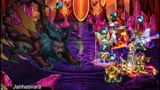 FFBE| Esther (EX0) and Skye (EX1) vs Manticore Janhasvara | Clash of Wills Lv 99 Clear