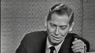 What's My Line? - Carl Sandburg; Milton Berle; Nick Adams [panel] (Sep 11, 1960)