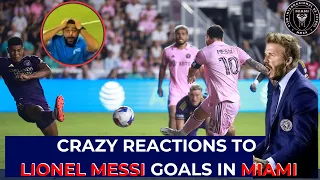 Crazy Reactions from Fans to Lionel Messi Goals in Inter Miami | #lionelmessi  | update 24.7