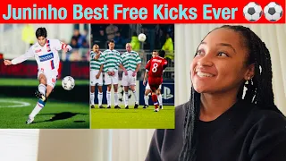 Juninho | best free kicks ever reaction