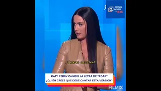 Katy Perry Cambi la letra de 'Roar' para su bebé.🙆‍♀️