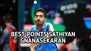 BEST POINTS SATHIYAN GNANASEKARAN INDIA TABLE TENNIS PLAYER