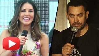 (VIDEO) Sunny Leone Excited To Work With Aamir Khan -WATCH