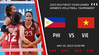 Philippines vs Vietnam | May 10, 2023 | Southeast Asian Games 2023 Women's Volleyball Tournament