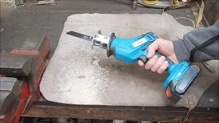 I try a small cordless reciprocating saw from Banggood - is it any good ?