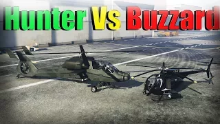 Gta 5 Online | FH1 Hunter Vs Buzzard - Speed, Armor, And More Details