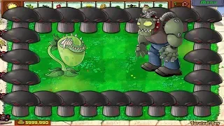 Plants vs Zombies Hack - Chomper and Doom-shroom vs Dr. zomboss