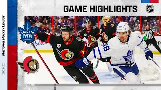 Maple Leafs @ Senators 4/16 | NHL Highlights 2022