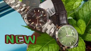 Bulova Surveyor's Green & Burgundy Automatics 39mm in Stainless Steel