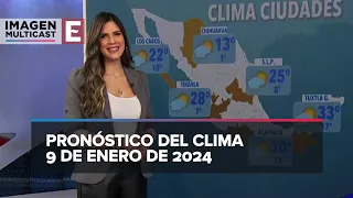 Clima para hoy 9 de enero de 2024